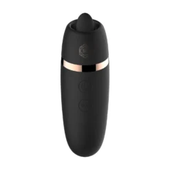 Rosy Gold – Stimulateur Léchage avec Boîtier Luxe – Noir
