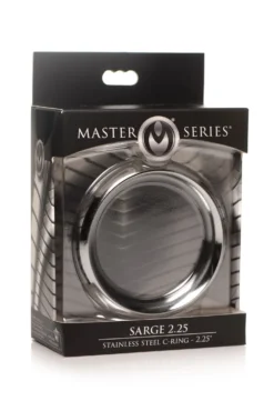 Sarge - Anneau pénien en métal - Diamètre intérieur 57 mm