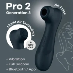 Satisfyer Pro 2 Génération 3 Connecté - Stimulateur clitoridien - Noir