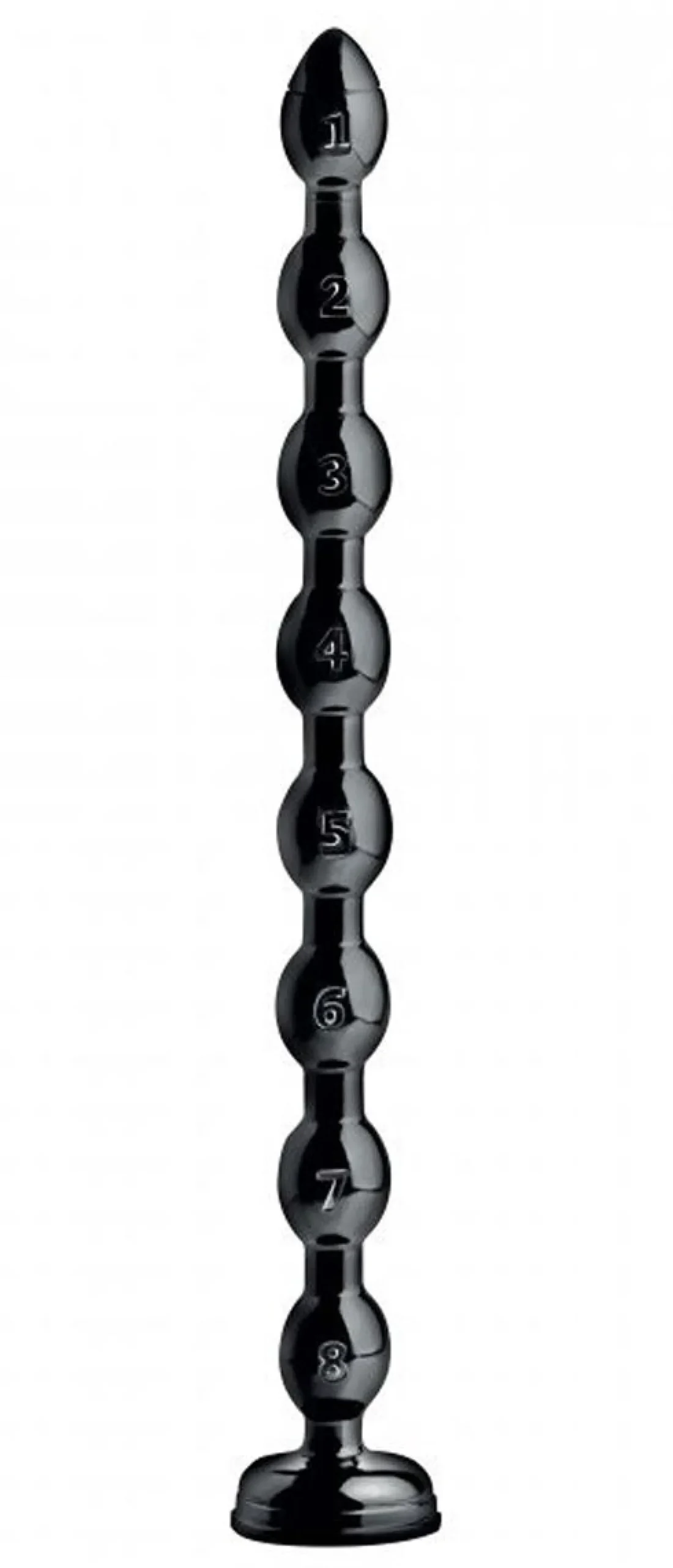 Serpent anal et gode anal perlés - 19 pouces