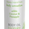 Shiatsu - Huile corporelle de luxe comestible coco et ananas - 75 ml