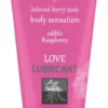 Shiatsu - Lubrifiant comestible à la framboise - 75 ml
