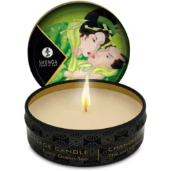 Shunga - Bougie de massage Zenitude/Thé vert exotique - 30 ml