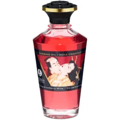 Shunga - Huile Chauffante Aphrodisiaque Vin de Fraise 100 ml