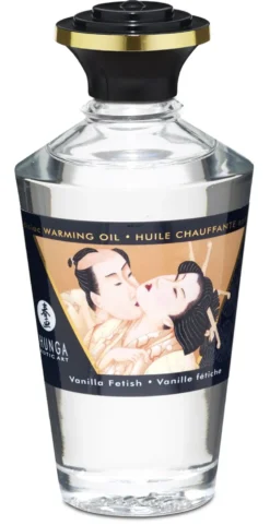 Shunga - Huile de massage chauffante aphrodisiaque - Vanille Fétiche - 100ml