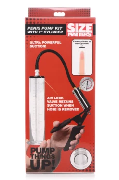 Size Matters - Kit Pompe à Pénis - Cylindre Transparent Ø5 cm