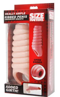Size Matters - Manchon nervuré amplificateur de pénis très ample