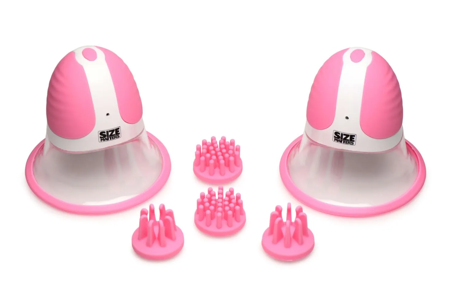 SIZE MATTERS - Stimulateurs de Mamelons - 4 Embouts