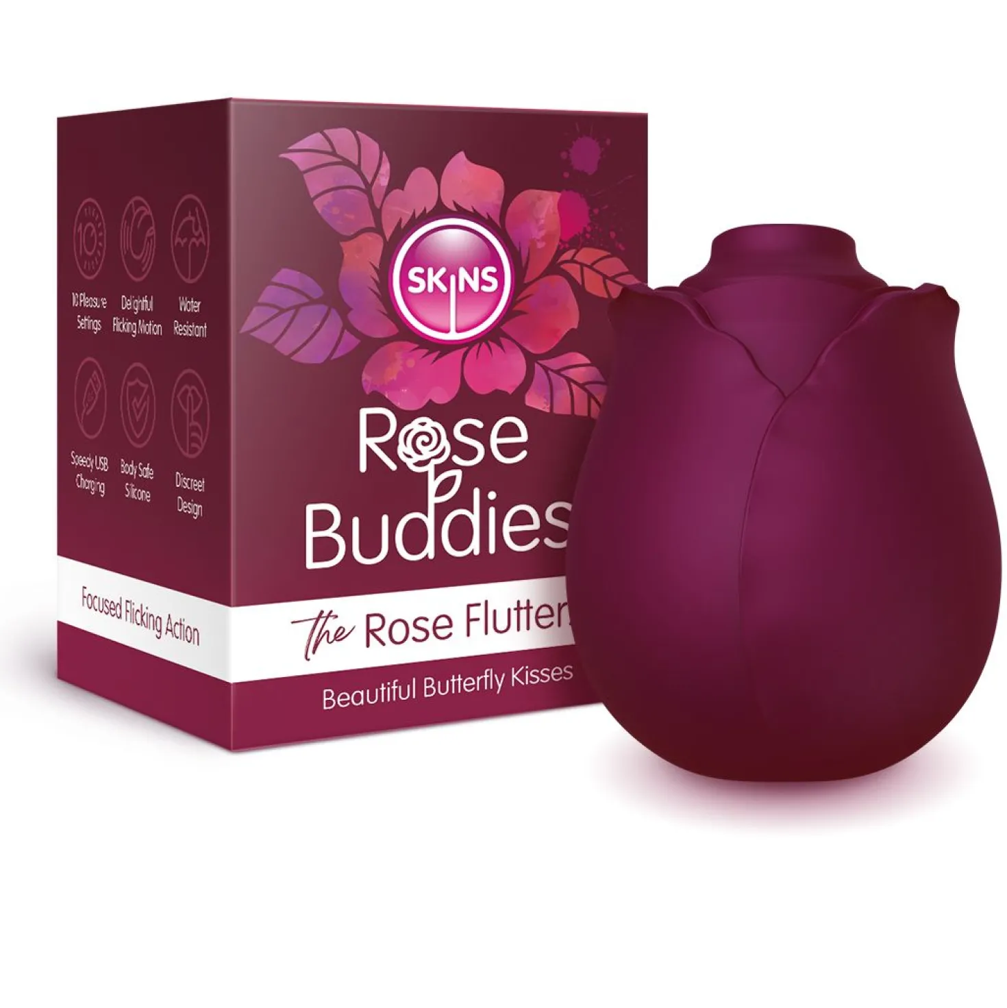 Skins Rose Buddies - Le Vibromasseur Rose Flutterz - Bordeaux