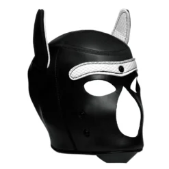 Spike Puppy BDSM Hood - Noir/Blanc