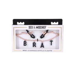 Sportsheets - Sex & Mischief Brat Charmed Nipple Clamps