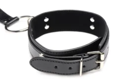 Strict - Ensemble de retenue avec collier et menottes - Noir