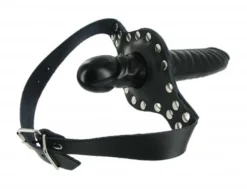 Strict Leather - Bâillon cuir avec dildo
