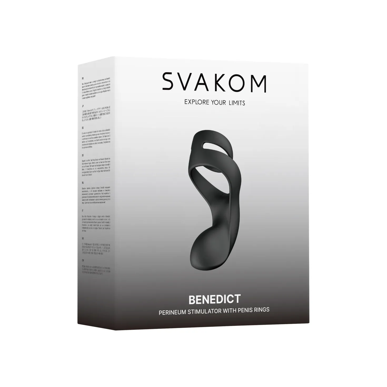 SVAKOM - Benedict Double Anneau Stimulateur de Périnée - Noir