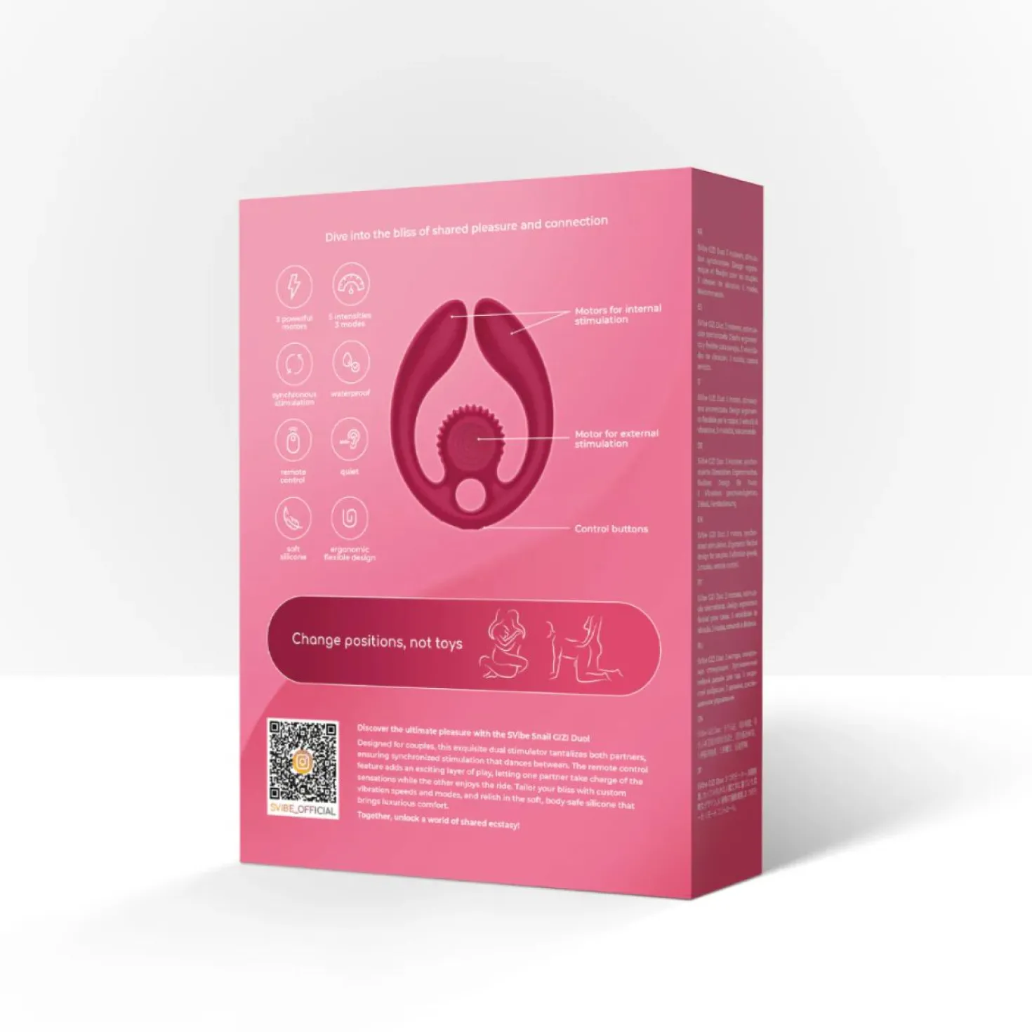 SVibe - GIZI Duo Stimulateur de Couple - Rouge