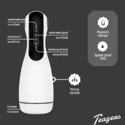Teazers - Masturbateur automatique - Blanc