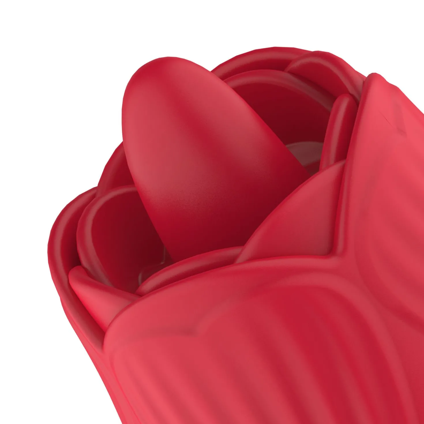 Teazers – Rose Vibromasseur Langue et va-et-vient – Rouge