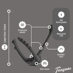 Teazers Vibromasseur Triple Prostate avec Télécommande