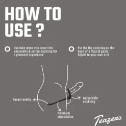 Teazers Vibromasseur Triple Prostate avec Télécommande