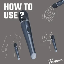 Teazers - Vibromasseur Wand - Noir