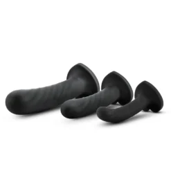 Temptasia - Set de 3 godes "Twist" - Noir