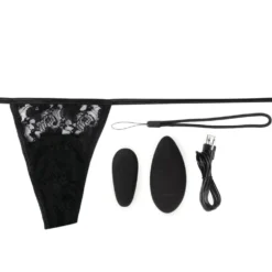 The Screaming O - Premium Ergonomic Remote Panty Set Black