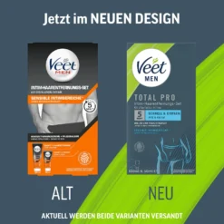 Veet Men – Coffret Épilation Intime – 100 ml + 50 ml