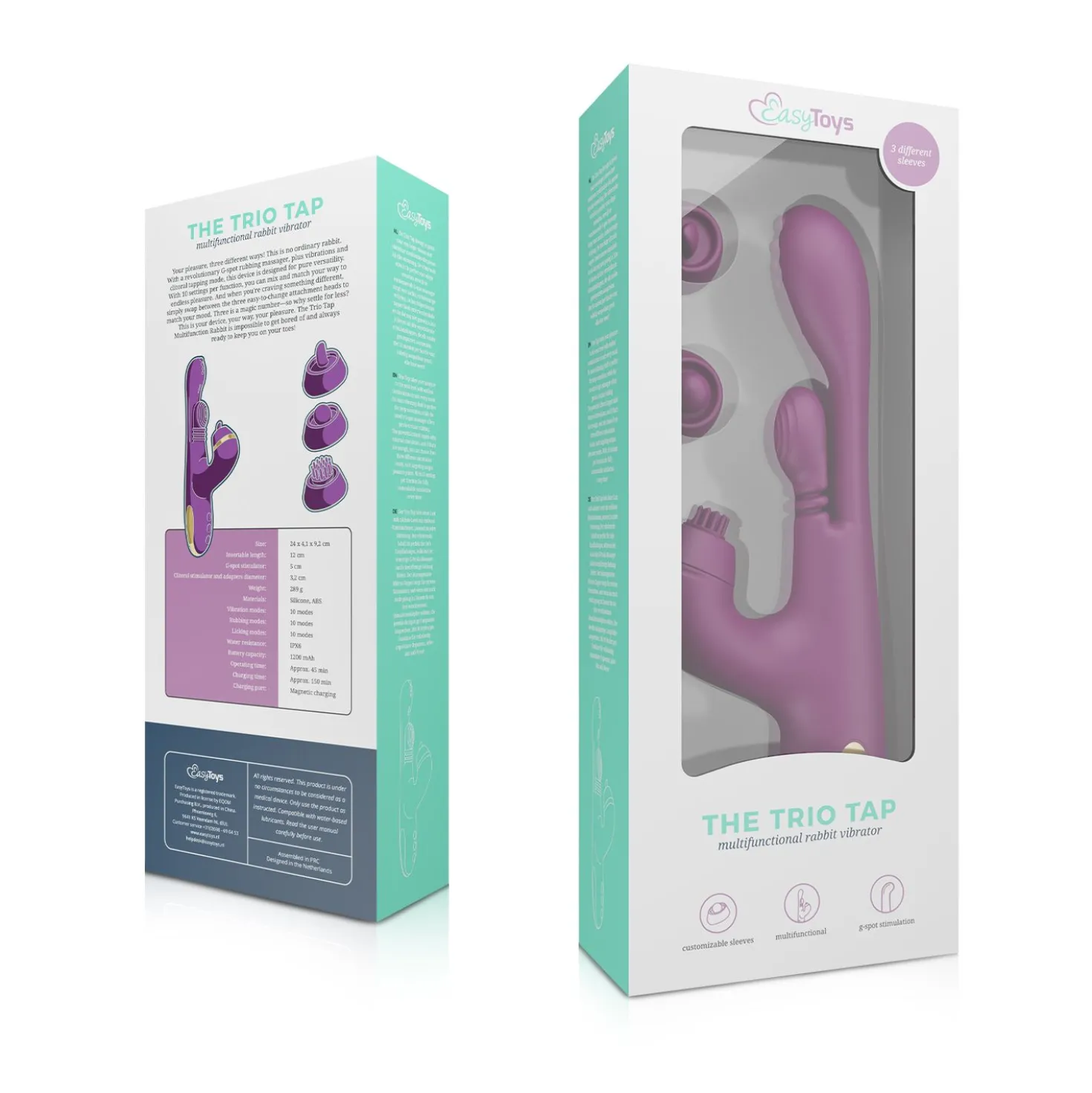 Vibe Collection - Trio Tap - Rabbit Multifonction