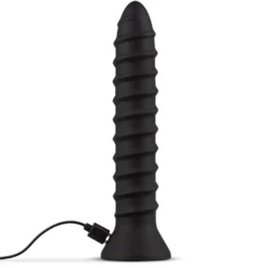 Vibrateur anal à plug vissé - Large 15,5 cm