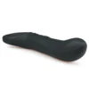 Vibromasseur anal en noir - 15,5 cm