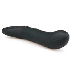 Vibromasseur anal en noir - 15,5 cm