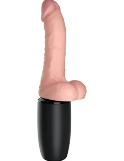 Vibromasseur chauffant à mouvement de va-et-vient King Cock Plus