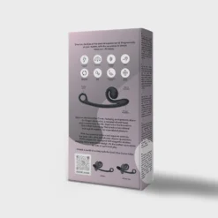 Vibromasseur Double Snail Vibe Curve - Noir