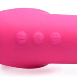 Vibromasseur Strapless Vibrant G-Pulse avec Télécommande - Rose
