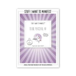 WARM HUMAN – Carte de Manifestation – Peaceful AF