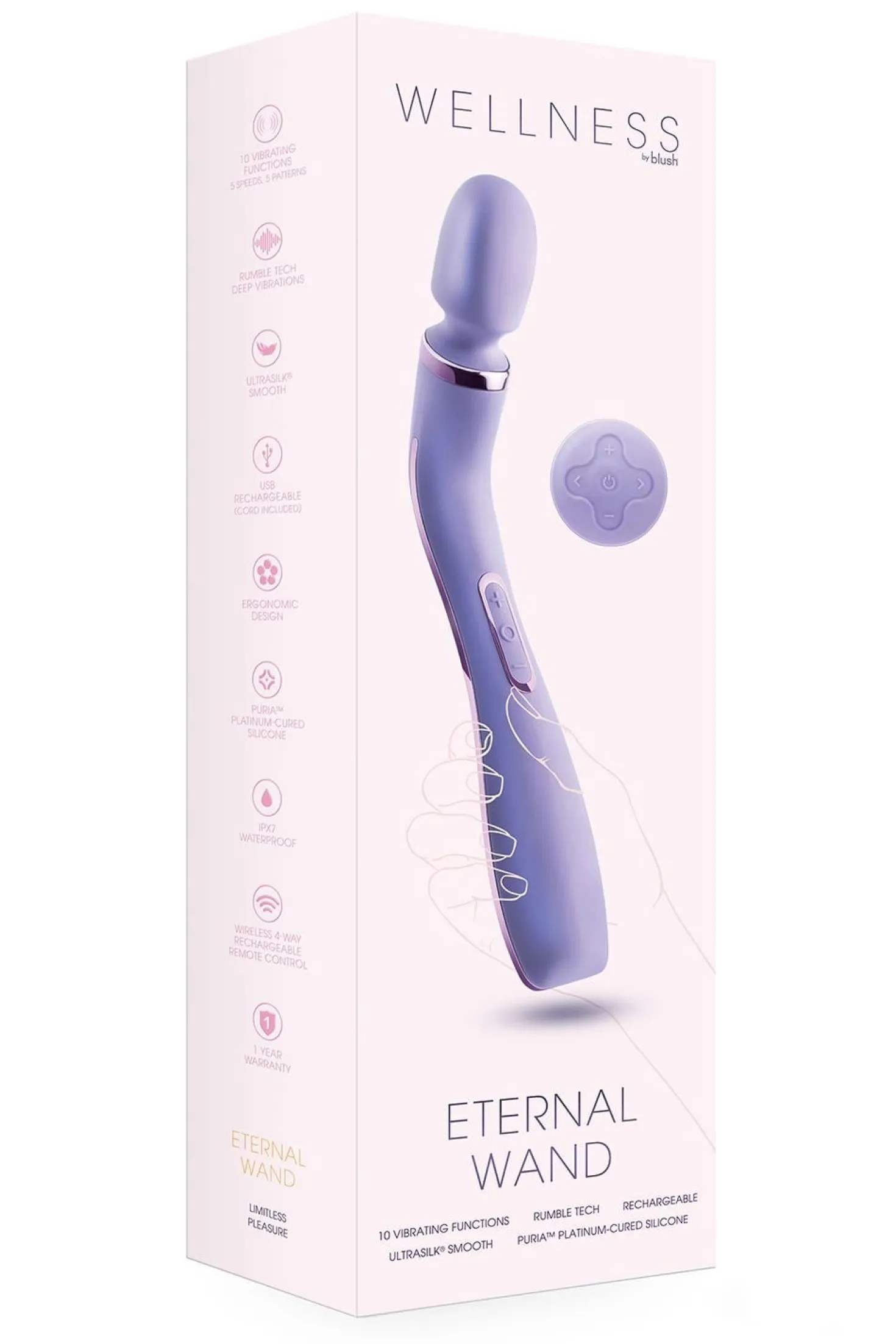 Wellness - Vibromasseur Baguette Eternal - Lavande