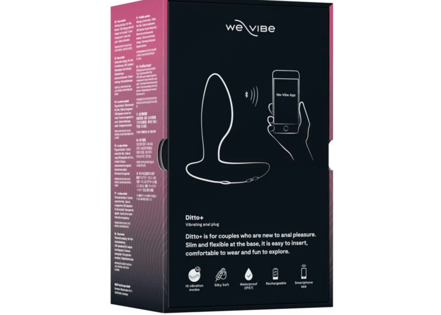 We-Vibe Ditto+ Satin Noir