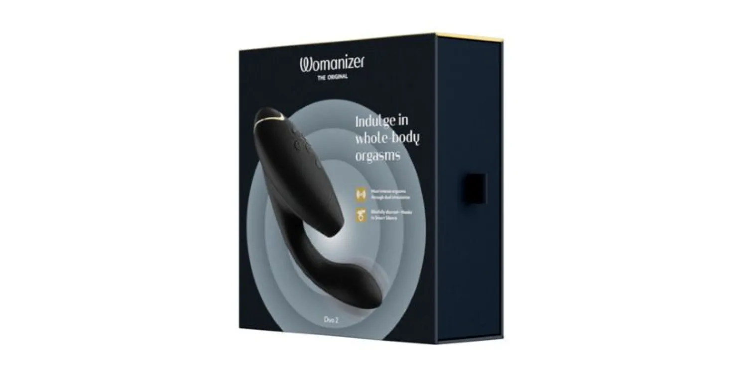 Womanizer DUO 2 - Stimulateur clitoridien à air pulsé - Noir