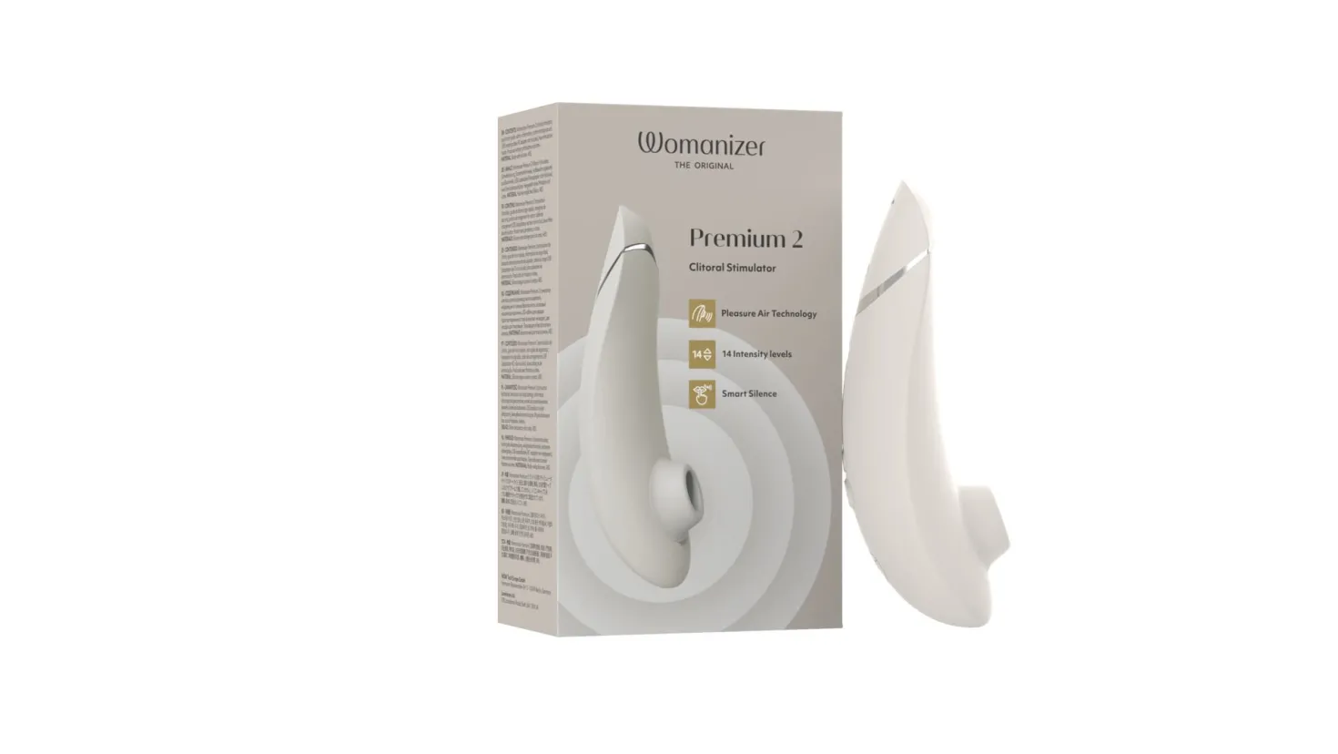 Womanizer Premium 2 - Stimulateur clitoridien à air pulsé - Blanc