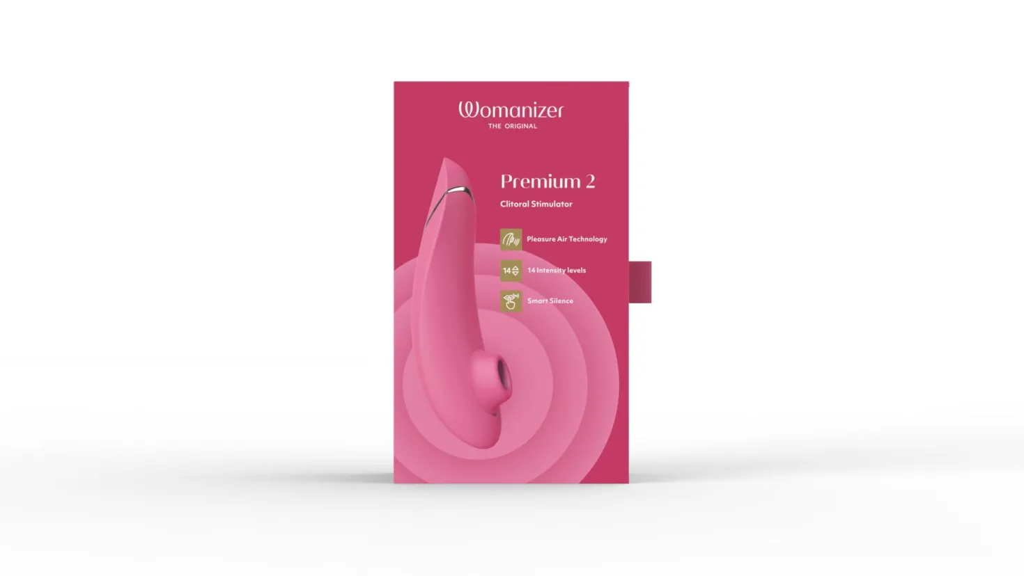 Womanizer Premium 2 - Stimulateur clitoridien à air pulsé - Rose