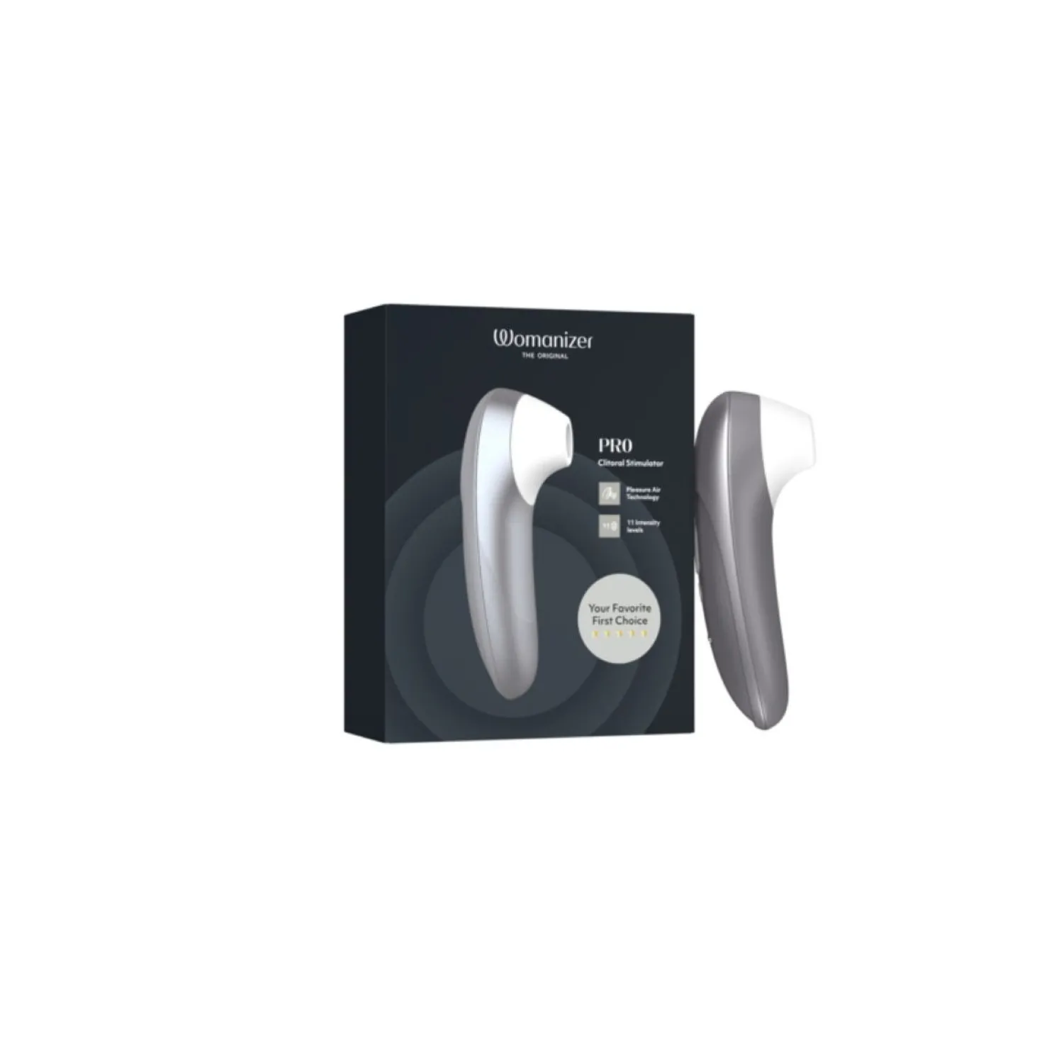 Womanizer - Pro Stimulateur Clitoridien - Argent
