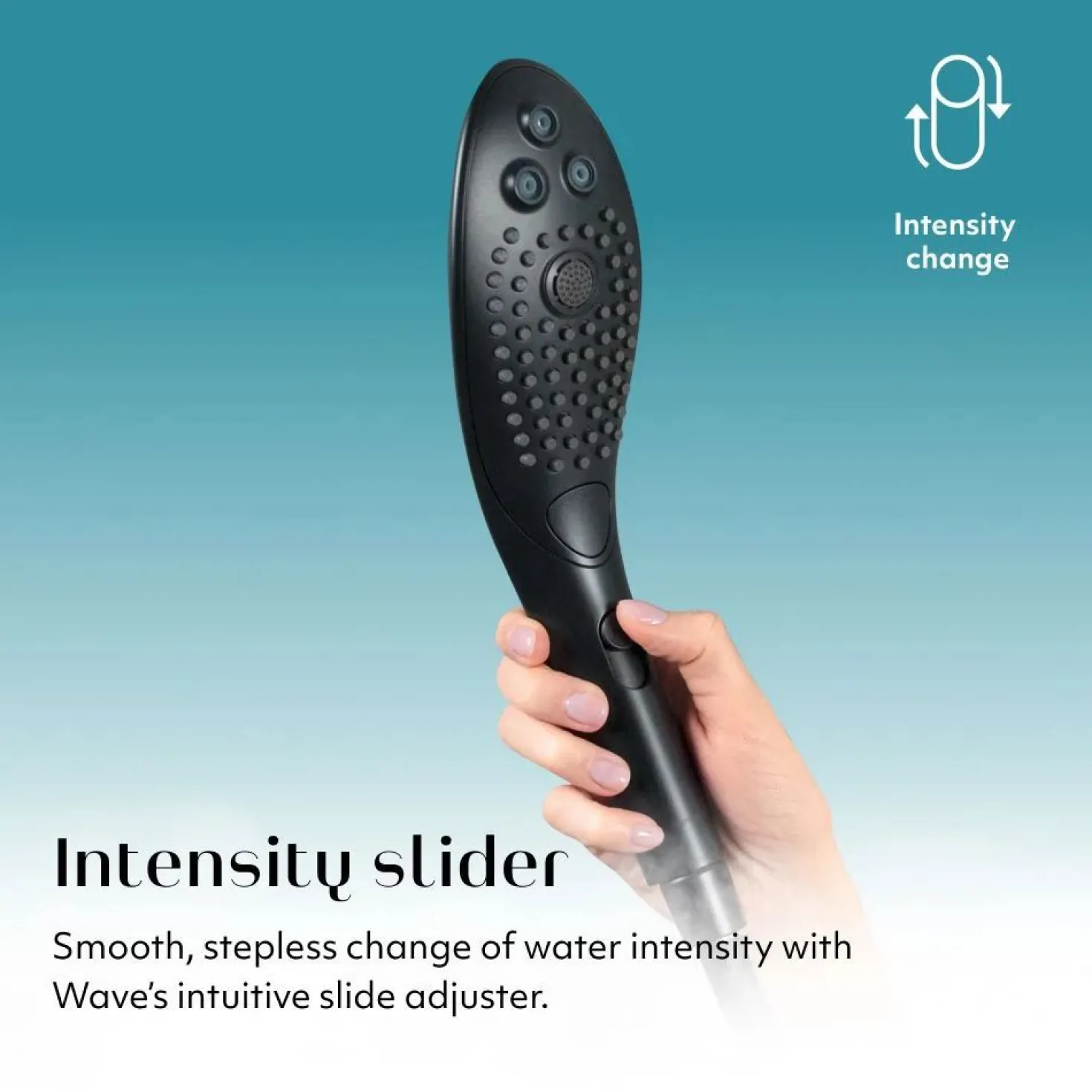 Womanizer Wave - Pommeau de douche pour stimulation clitoridienne - Noir