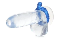 XR Brands - Anneau en silicone Poseidon's Octo-Ring pour pénis - Bleu