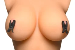 XR Brands - Dark Grip Pinces à Tétons Vibrantes - Noir