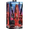 XR Brands - Dildo pousseur et vibrant Hel-Wolf - Rouge et Noir