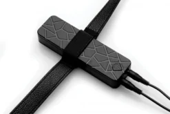 XR Brands - Double gode ceinture vibrant - Noir