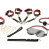 XR Brands - Ensemble de Bondage de Luxe pour Amoureux - Noir