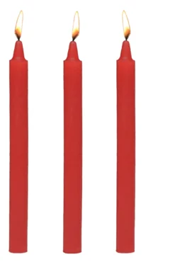 XR Brands - Fire Sticks Bougies à Gouttes Fétichistes - Rouge
