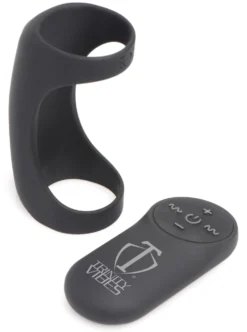 XR Brands - Jouet pénien multifonction avec télécommande - Noir