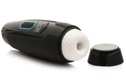 XR Brands - Masturbateur à Poussée et Vibrations - Noir